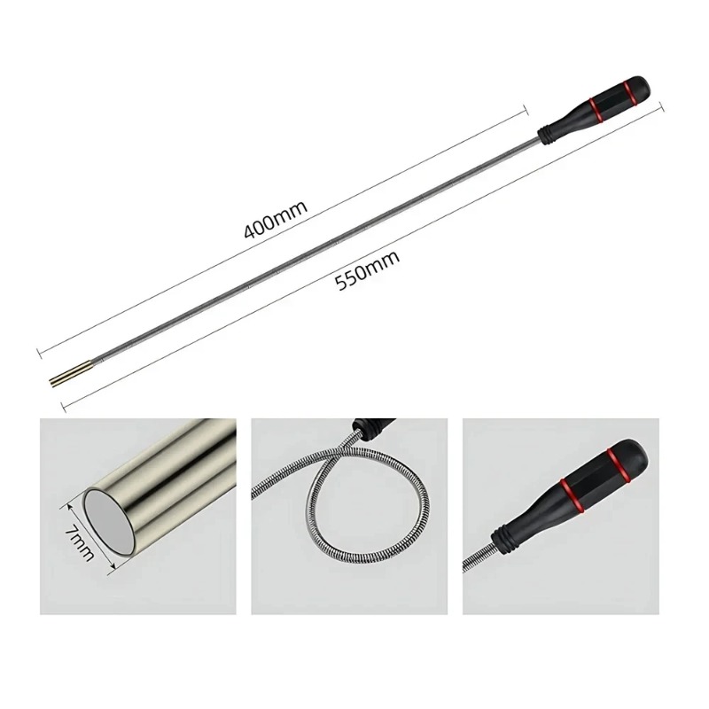 Flexible Magnetic Pickup Tool  - Drain Snake Flexible recension och pris